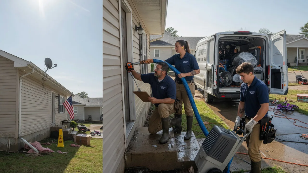 Ceiling Water Damage Restoration in Ethridge, TN near me